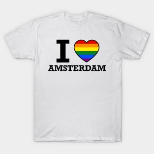 I LOVE AMSTERDAM PRIDE GAY T-Shirt